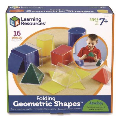 Folding Geometric Shapes, Grades 2 to 6, 16 Pieces1