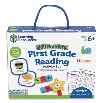 Skill Builders! First Grade Reading Activity Set, Grade 1, 88 Pieces1