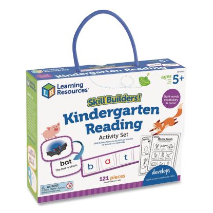 Skill Builders! Kindergarten Reading Activity Set, Grades K to 1, 121 Pieces1