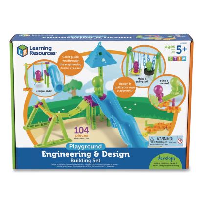 Playground Engineering and Design Building Set, Grades Pre-K to 1, 104 Pieces1
