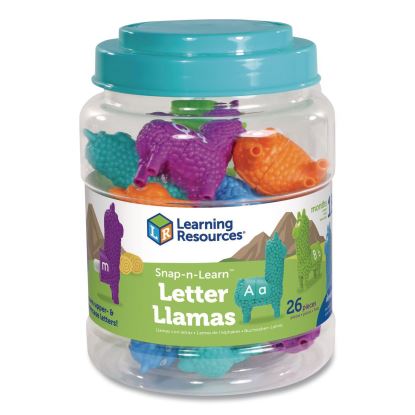 Snap-n-Learn Letter Llamas, Pre-K, 26 Pieces1