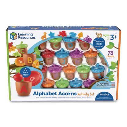Alphabet Acorns Activity Set, Pre-K to K, 78 Pieces1
