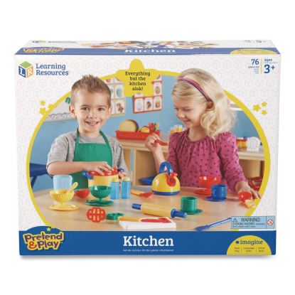 Pretend and Play Kitchen Set, Ages 3 and Up, 73 Pieces1