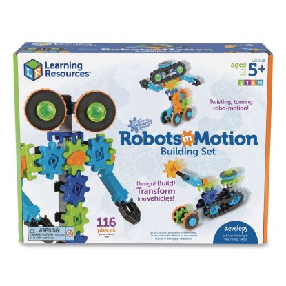 Gears! Gears! Gears! Robots in Motion Building Set, Grades K to 5, 116 Pieces1