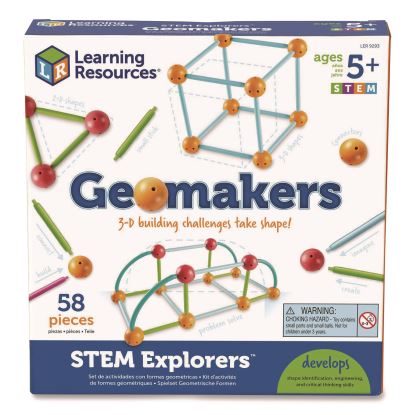 STEM Explorers Geomakers, Grades K to 2, 58 Pieces1