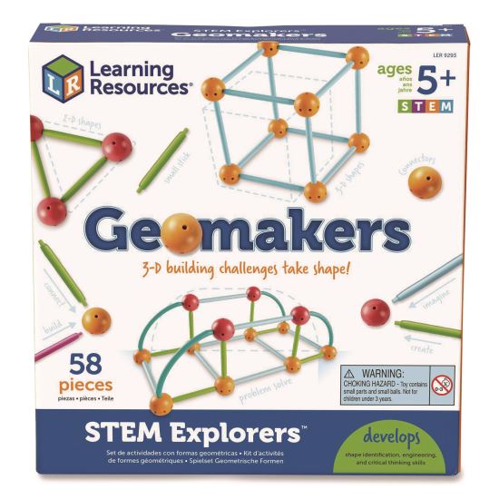 STEM Explorers Geomakers, Grades K to 2, 58 Pieces1