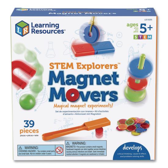 STEM Explorers Magnet Movers, Grades K to 2, 39 Pieces1