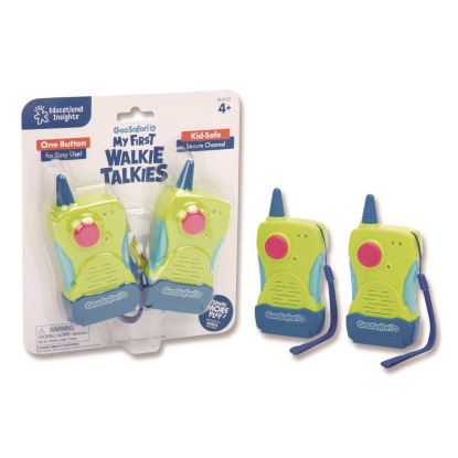 My First Walkie Talkies, Range: 300 ft, 8.9 x 7 x 1.2, Multicolor, 2 Walkie Talkies1