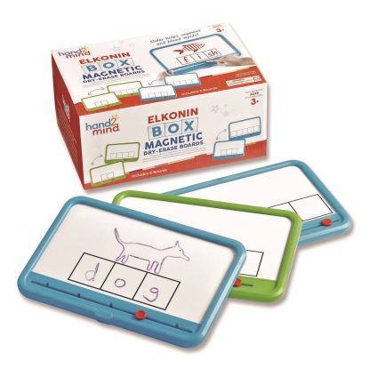 ELKONIN Box Magnetic Dry Erase Board Set, 11.4 x 5, White Surface, 8 Boards1