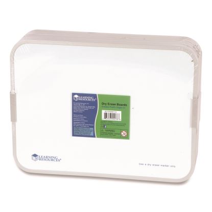 Dry Erase Boards, 9" x 12", White Surface, 10 Boards1