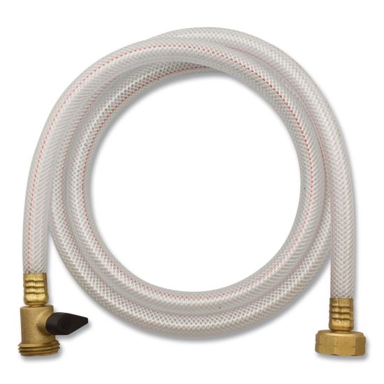 Water Supply Hose, 0.38" x 5 ft, White, 25/Carton1