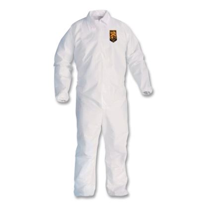 A40 Coveralls, Open Wrists and Ankles, Medium, White, 25/Carton1