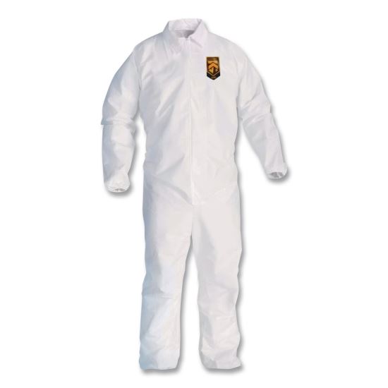 A40 Coveralls, Open Wrists and Ankles, Medium, White, 25/Carton1