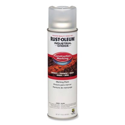 Industrial Choice M1400 System Water-Based Construction Marking Paint, Gloss Clear, 17 oz Aerosol Can, 12/Carton1