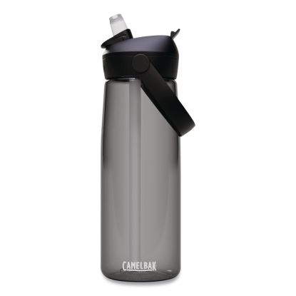 Thrive FlipStraw Plastic Water Bottle, 25 oz, Charcoal1
