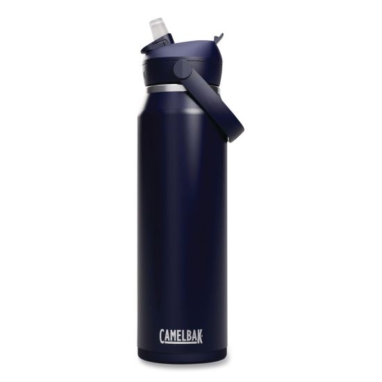 Thrive FlipStraw Stainless Steel Vacuum Insulated Water Bottle, 32 oz, Navy1