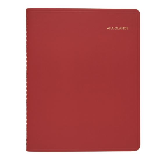 Fashion Monthly Planner, 11 x 9, Red/Gold Cover, 15-Month: Jan 2024 to March 20251
