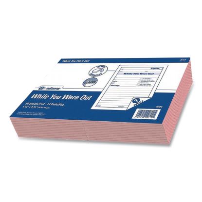 While You Were Out Memo Pad, One-Part (No Copies), 4.25 x 5.5, 50 Forms/Pad, 24 Pads/Pack1