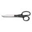 Forged Steel Standard Scissors, 8" Long, Straight Black Handle1 Forged Steel Standard Scissors, 8" Long, Straight Black Handle1