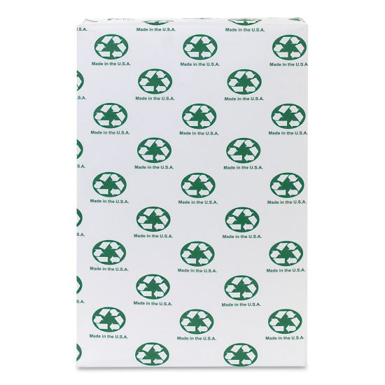 Recycled Multipurpose Paper, 92 Bright, 20 lb Bond Weight, 8.5 x 14, White, 500/Ream1
