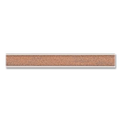 Grip-A-Strip Cork Map Rail, 1" x 96", Brown/Silver1