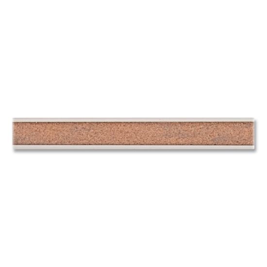 Grip-A-Strip Cork Map Rail, 1" x 96", Brown/Silver1