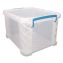 Super Stacker File and Document Box, Letter/Legal Files, 14.68 x 18.37 x 33.75, Translucent White1
