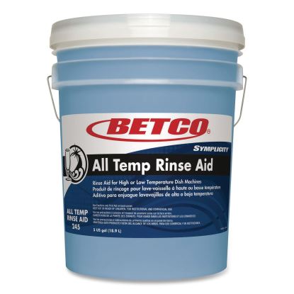 Symplicity All Temp Rinse Aid, 5 gal Pail1