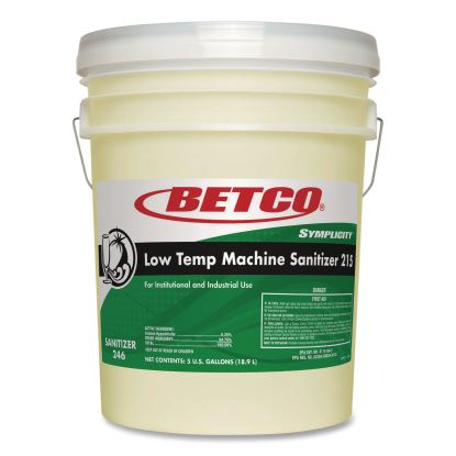 Symplicity Low Temp Machine Sanitizer, Chlorine Scent, 5 gal Pail1