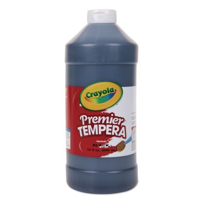 Premier Tempera Paint, Black, 32 oz Bottle1