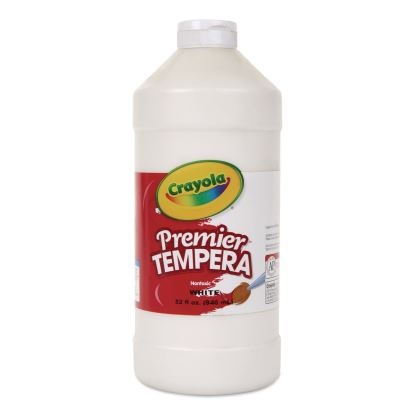 Premier Tempera Paint, White, 32 oz Bottle1