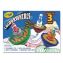 Colourwhirls Toy, (3) Colourwhirls Sets/(3) Crayola Ultra-Clean Washable Markers/Step-by-Step Instruction Sheet1