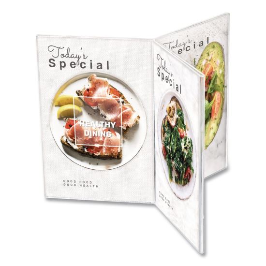 Tabletop Brochure Holder, 4 x 6 Insert, Clear1