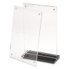 Acrylic Tabletop Sign Holder, 4 x 6 Insert, Clear1