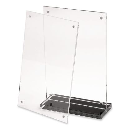 Acrylic Tabletop Sign Holder, 4 x 6 Insert, Clear1