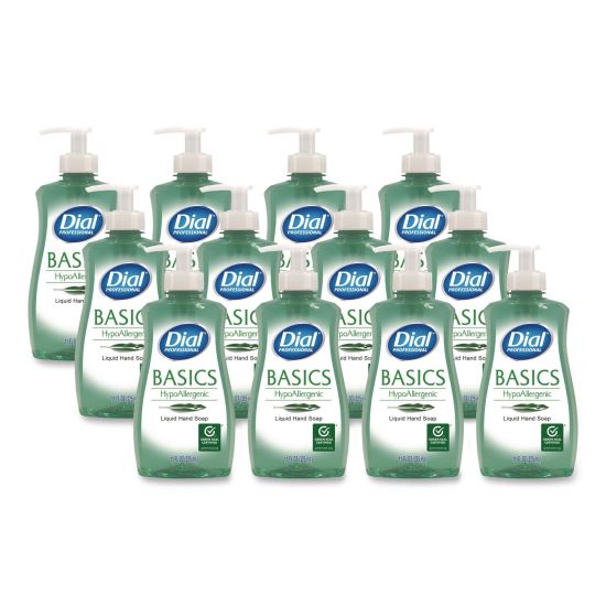 Basics Hypoallergenic Liquid Hand Soap, Floral, 11 oz, 12/Carton1