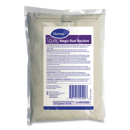 Clax Magic Rust Reclaim, Oxalic Acid Scent, 0.5 lb Pouch, 12/Carton1