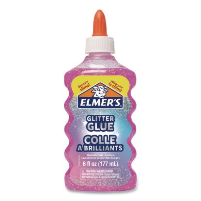 Glitter Glue, 6 oz Bottle, Randomly Assorted Color1