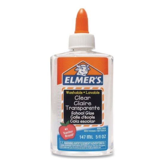 Washable Clear School Glue, 5 oz, Dries Clear1