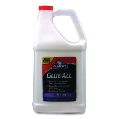 Glue-All Liquid Craft Glue, White Glue, 1 gal, Dries Clear1
