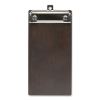 Check/Menu Holder, 4 x 8.1, Dark Woodgrain/Silver1
