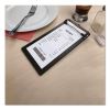 Check/Menu Holder, 4 x 8.1, Dark Woodgrain/Silver2