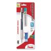 GraphGear 500 Mechanical Drafting Pencil, 0.7 mm, HB (#2), Black Lead, Black/Silver Barrel1
