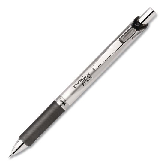 EnerGize Mechanical Pencil, 0.5 mm, HB (#2), Black Lead, Silver/Black Barrel1