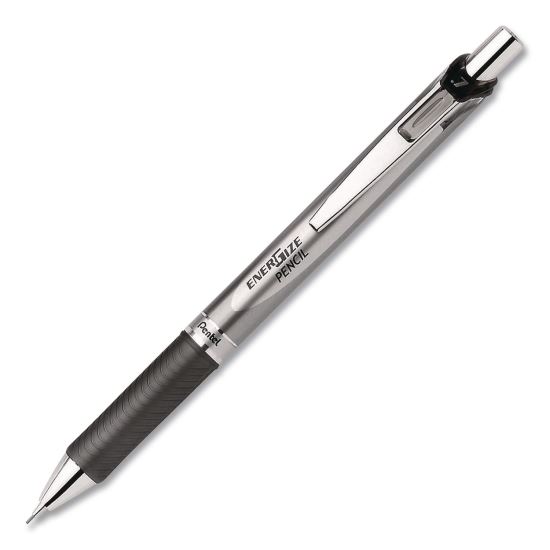 EnerGize Mechanical Pencil, 0.7 mm HB (#2), Black Lead, Silver/Black Barrel1