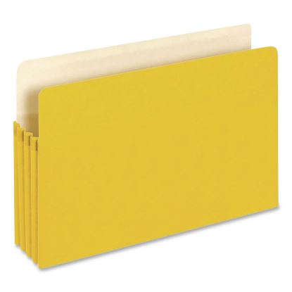 Colored File Pockets, 3.5" Expansion, Legal Size, Yellow1