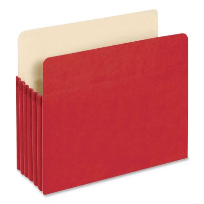 Colored File Pockets, 5.25" Expansion, Letter Size, Red1