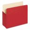 Colored File Pockets, 5.25" Expansion, Letter Size, Red1
