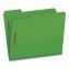 Top Tab Fastener Folder, 2" Expansion, 2 Fasteners, Letter Size, Dark Green Exterior, 25/Box1
