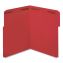 Colored Top Tab Fastener Folders, 2" Expansion, 2 Fasteners, Letter Size, Red Exterior, 50/Box1